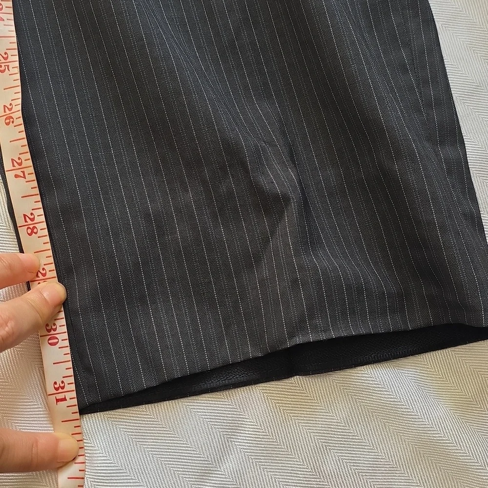 🌸Armani Men's Gray Pinstripe Pants Waist‎ 40 ×31
